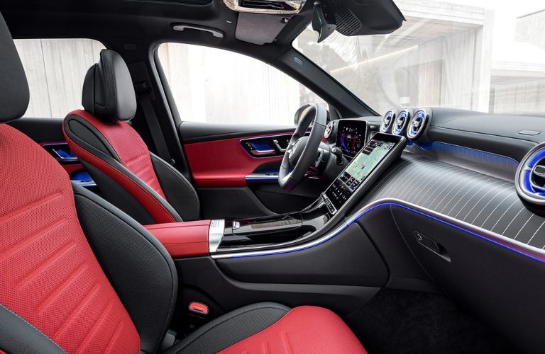Interior of the 2023 Mercedes-Benz GLC