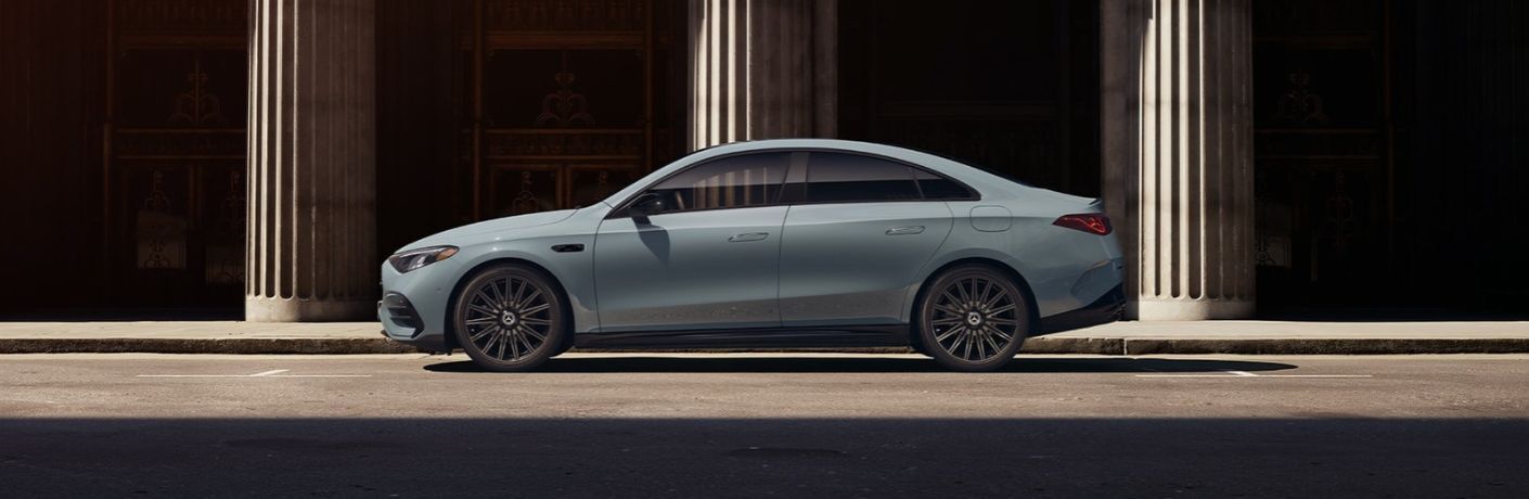 2027 Mercedes-Benz CLA 350 4MATIC® ELECTRIC Sedan exterior side view