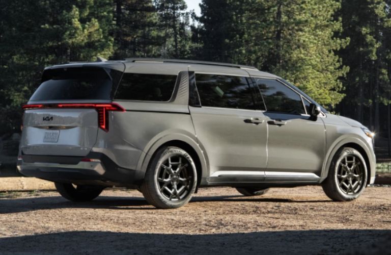 2025 Kia Carnival MPV Hybrid back and side view