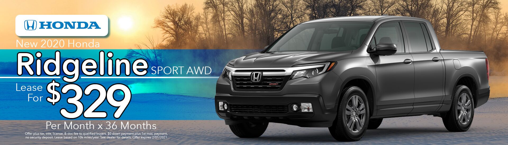 2020 Honda Ridgeline Sport