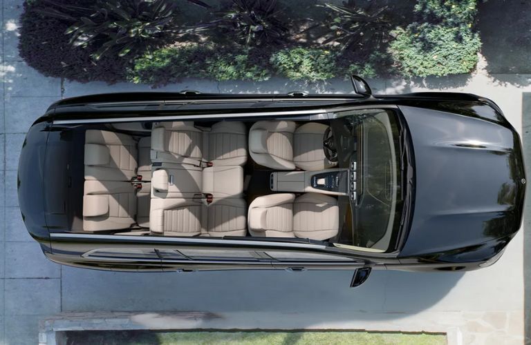 seat configuration view of the 2025 Mercedes-Benz GLS