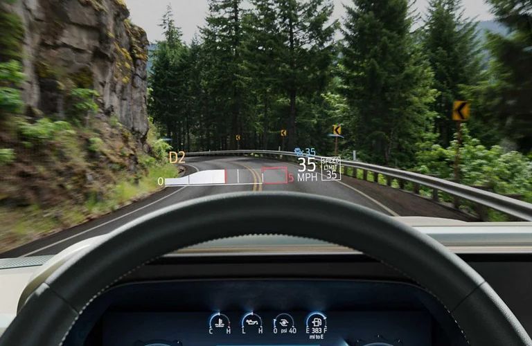 2025 Ford F-450 Platinum head-up display
