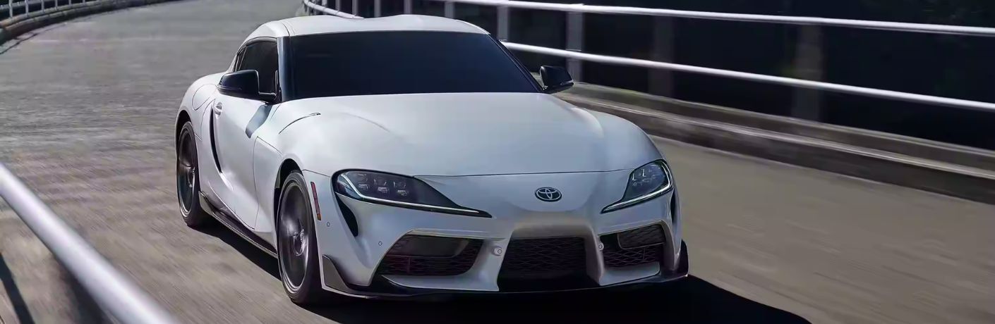 2023 Toyota GR Supra on the road