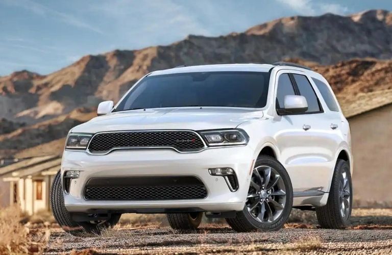 Front-view of the 2022 Dodge Durango parked