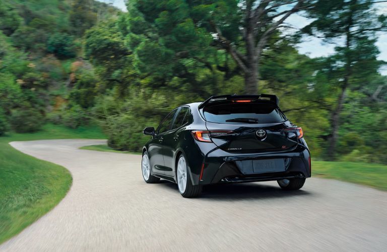 rear quarter view of the 2027 Toyota Corolla Hatchback