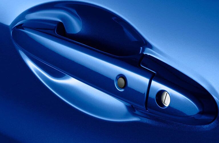 2021 Honda HR-V blue door handle