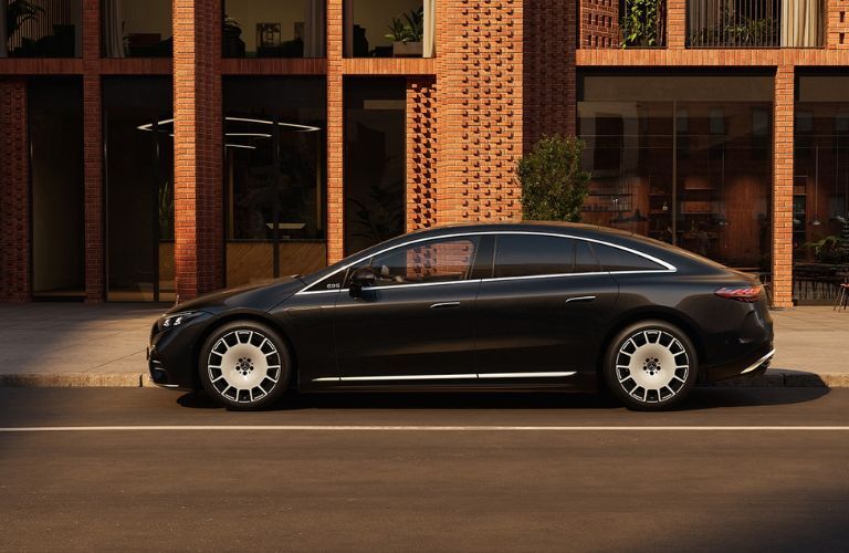 side view of the 2027 Mercedes-Benz EQS Sedan