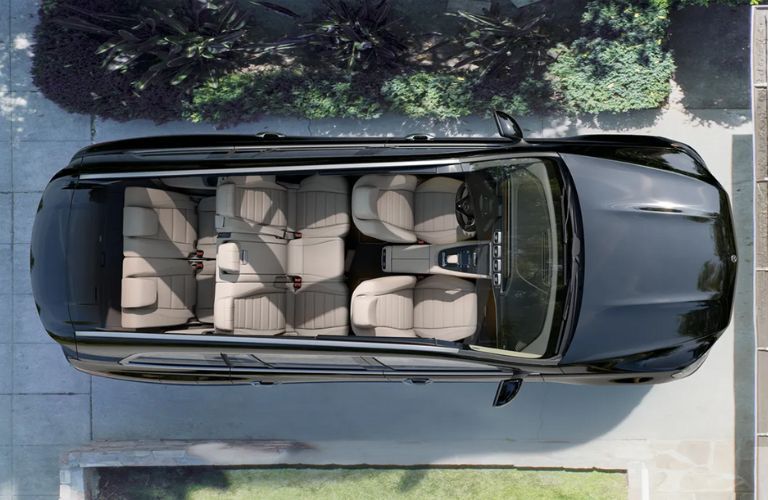 top inside view of the 2025 Mercedes-Benz GLS SUV