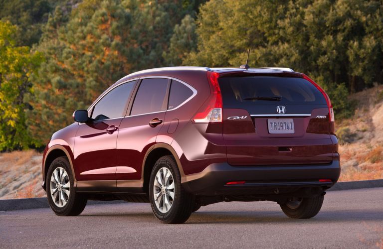 Rear view of the 2012 Honda CR-V