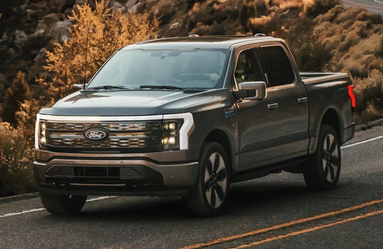 2025 Ford F-150 front and side view