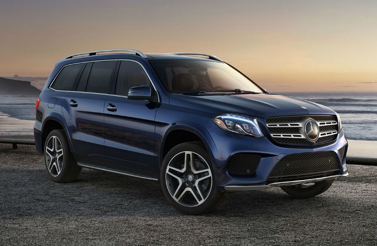 2018 Mercedes-Benz GLS parked by the ocean