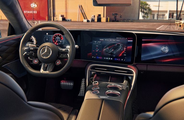 2027 Mercedes-AMG® GT 55 4-Door Coupe cabin view
