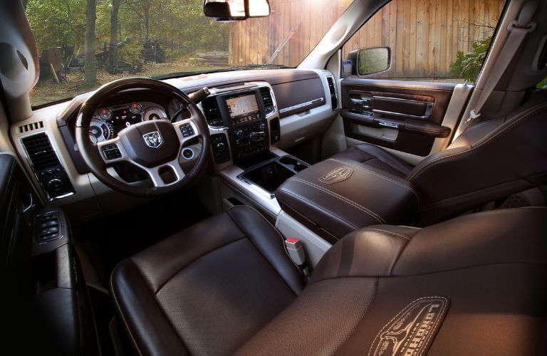 cockpit of a 2018 RAM 2500