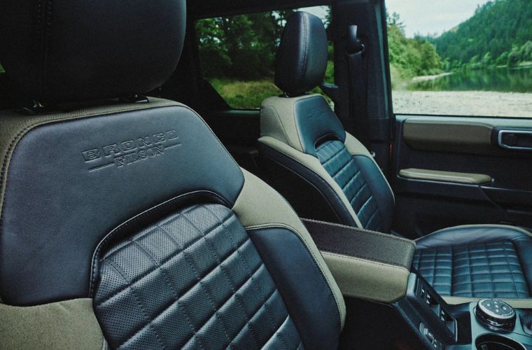 2027 Ford Bronco Filson front seats