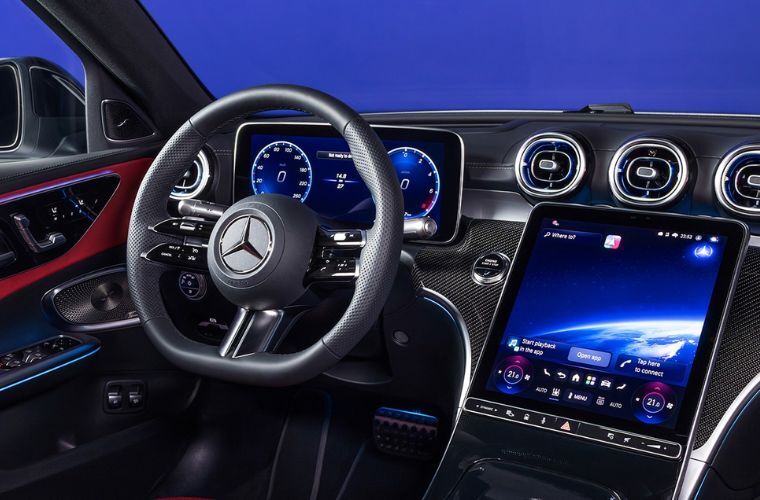 2027 Mercedes-Benz C-Class Sedan interior front dash