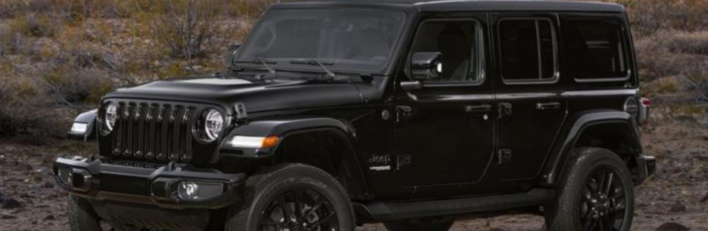 2020 Jeep Wrangler front quarter view