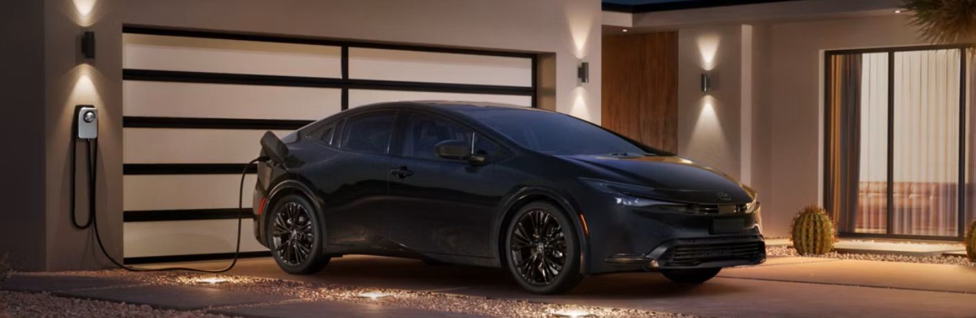 2026 Toyota Prius Plug-In Hybrid side and front view