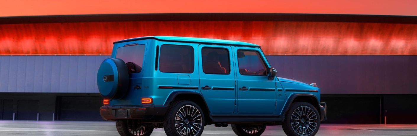 Rear-quarter view of the 2027 Mercedes-AMG® G 63