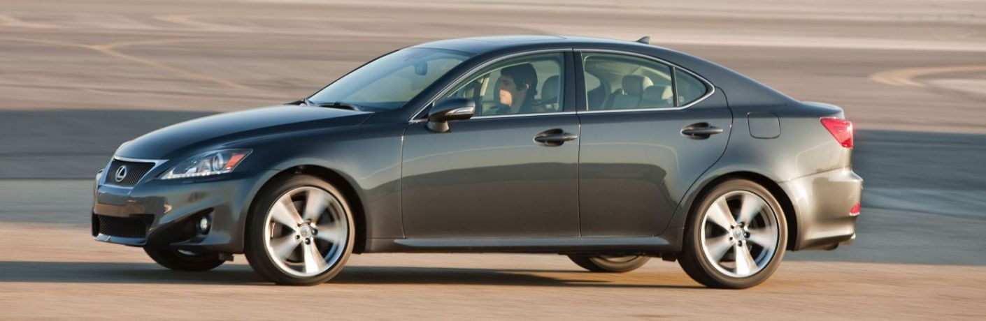 Side view of the 2011 Lexus IS