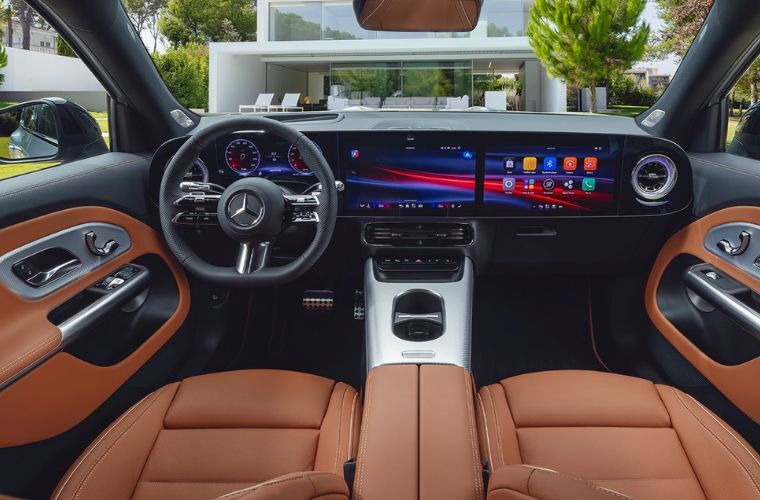2027 Mercedes-Benz GLB interior front dash