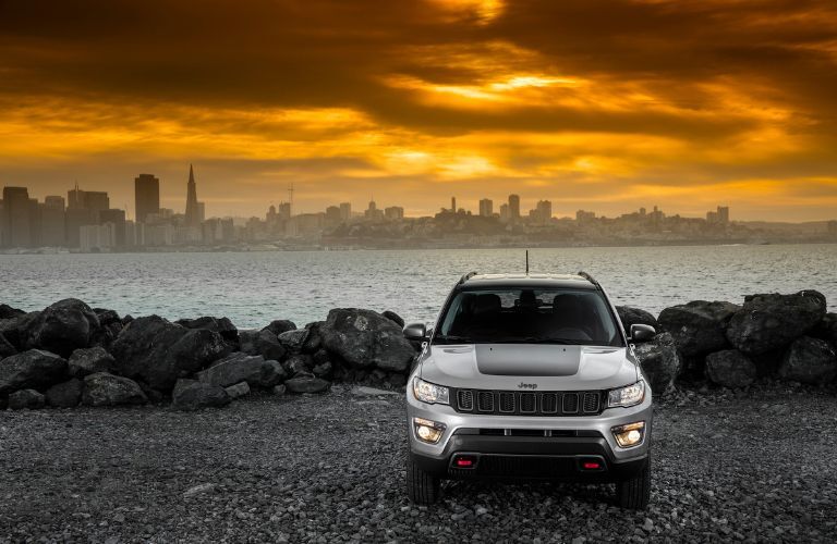 front view of the 2020 Jeep Compass
