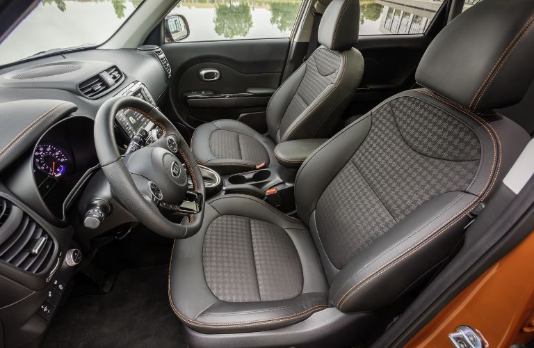 Interior of the 2017 Kia Soul