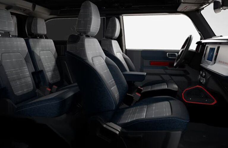 2023 Ford Bronco Heritage Edition seating side view