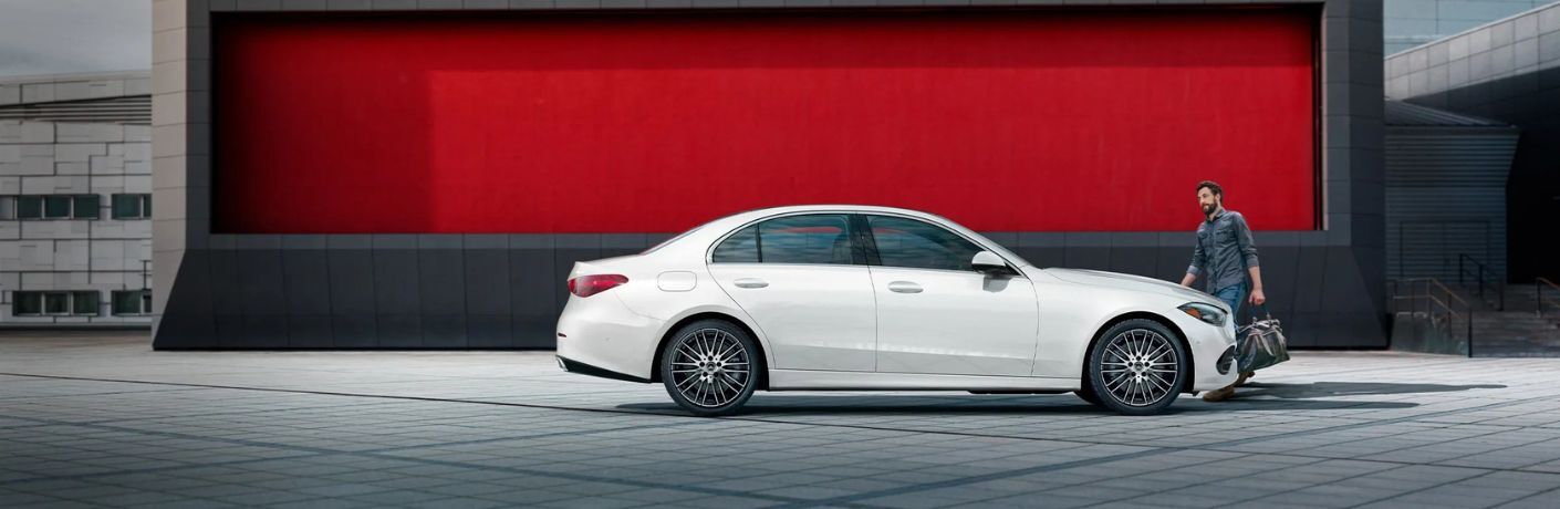 side view image of the 2025 Mercedes-Benz C-Class sedan
