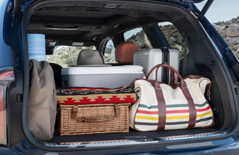 cargo area of the 2025 Kia Telluride