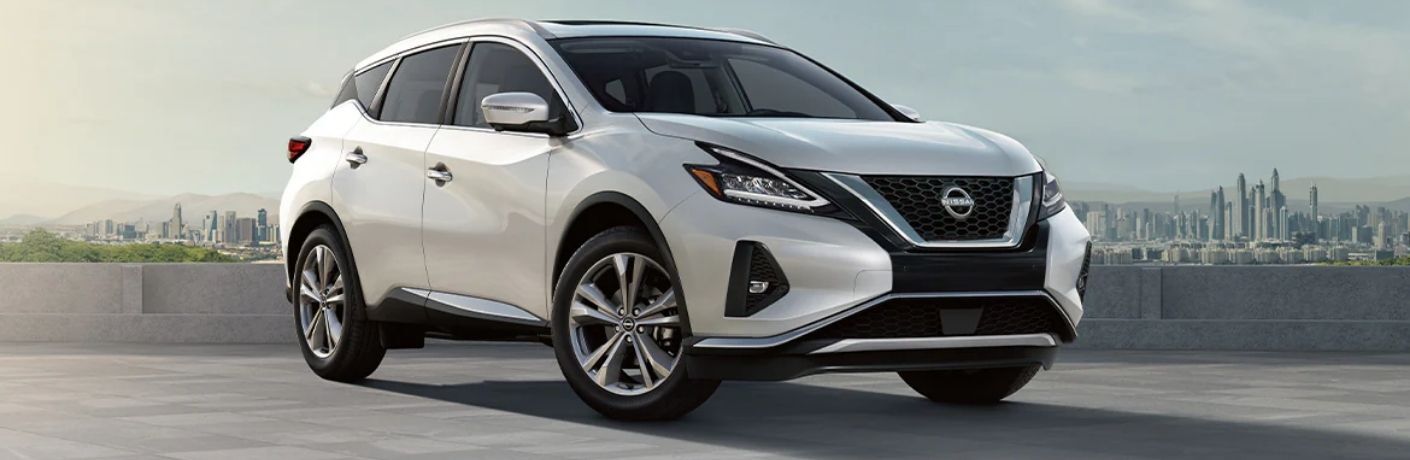 A 2022 Nissan Murano on a smooth parking floor