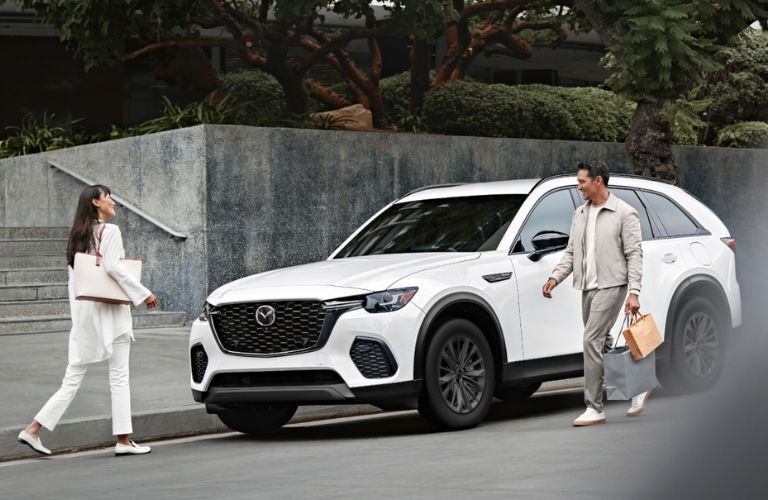 2026 Mazda CX-70 PHEV front and side view