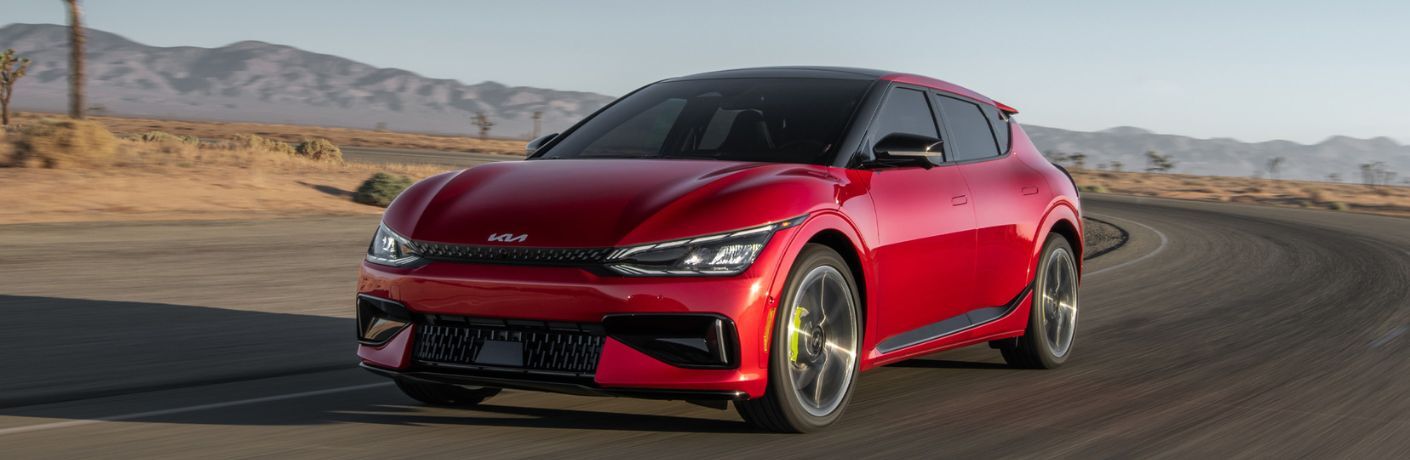 2023 Kia EV6 front and side view