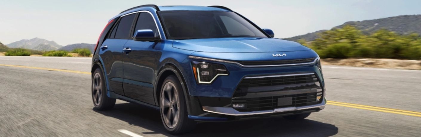 2024 Kia Niro Plug-In Hybrid side and front view