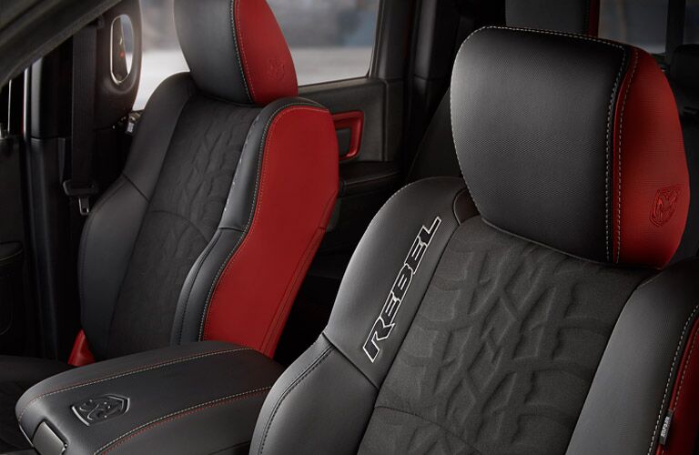 Seats of the 2016 Ram 1500 Rebel
