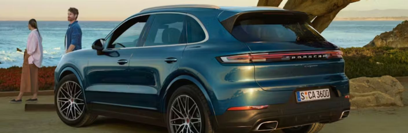 rear view of a 2026 Porsche Cayenne
