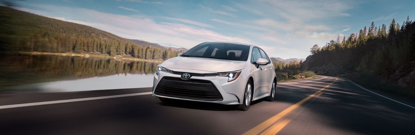 front quarter view of the 2027 Toyota Corolla