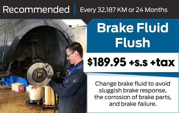 Ford Brake Fluid Exchange Service Special Coupon