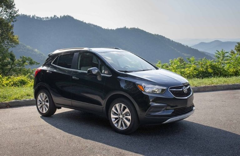 diagonal front view image of a Buick vehicle