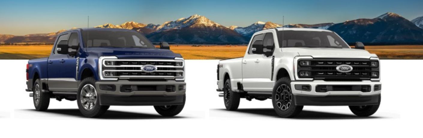 2026 Ford F-350 two models side by side