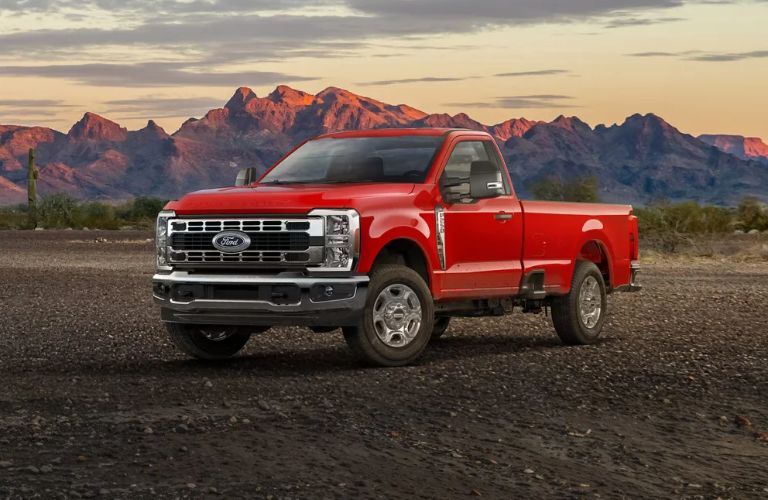 2027 Ford F-250 XLT  front and side angle