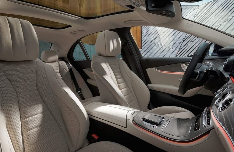 Front-row view of the 2022 Mercedes-Benz E-Class