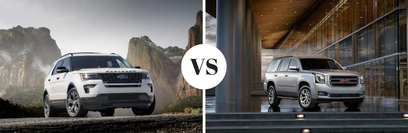 2018 Ford Explorer vs 2018 GMC Yukon