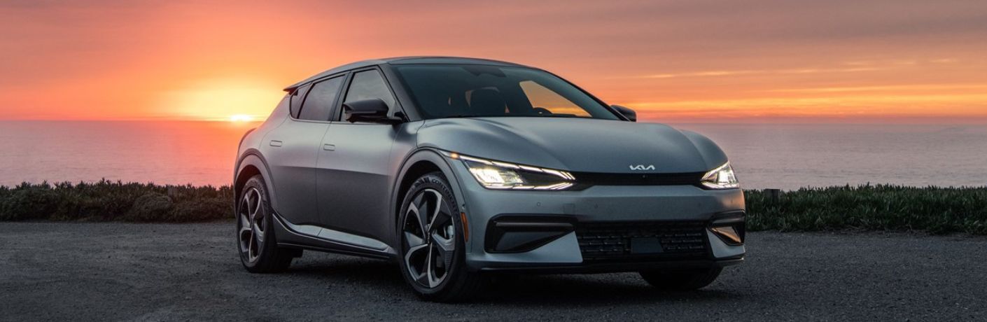 2024 Kia EV6 Light Long Range side and front view