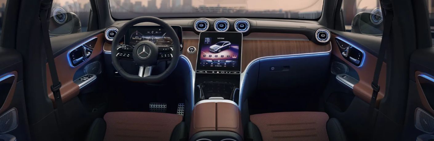 cockpit of a Mercedes-Benz with MB-Tex interior