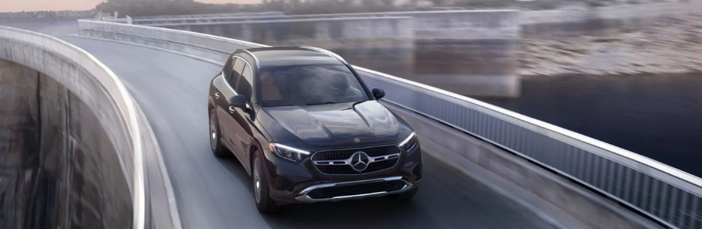 top and front view of the 2026 Mercedes-Benz GLC