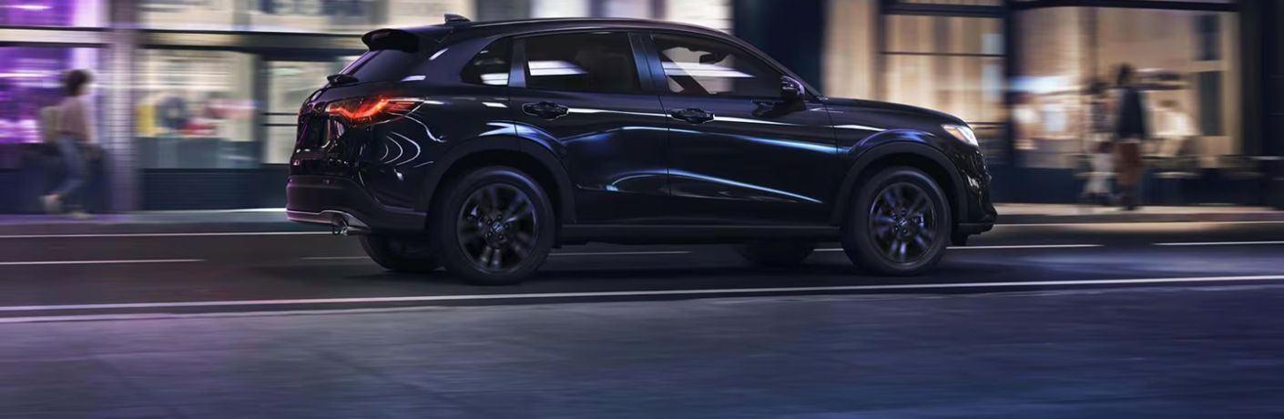 2027 Honda HR-V Black on the road