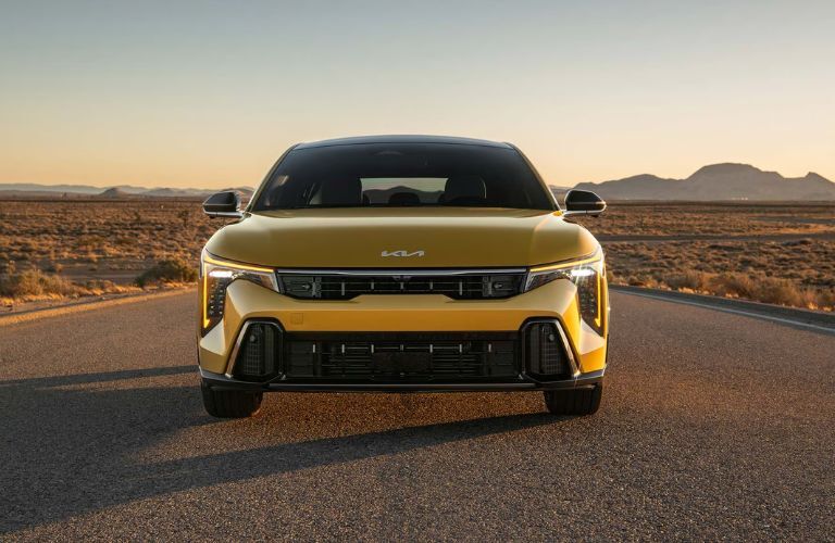 2026 Kia K4 front view on a road
