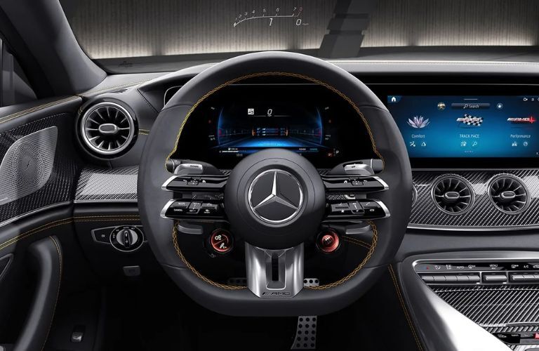 2026 Mercedes-AMG® GT 43 4 Door Coupe interior front dash