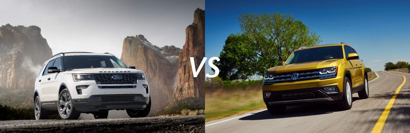 2018 Ford Explorer vs 2018 Volkswagen Altas
