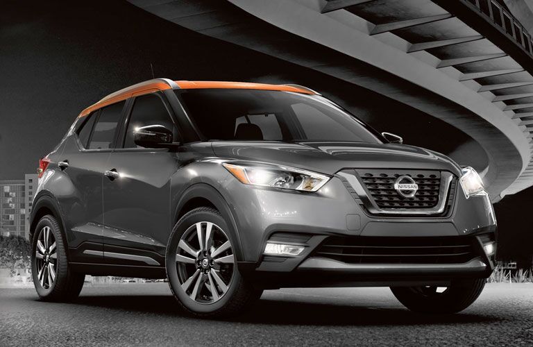 2020 Nissan Kicks under a bridge
